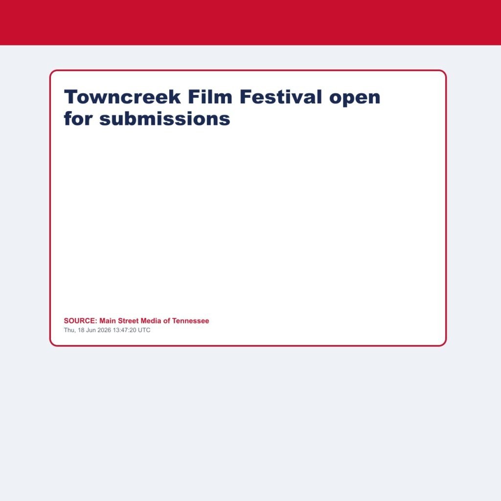 Towncreek Film Festival open for submissions