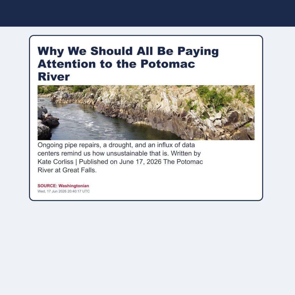 Why We Should All Be Paying Attention to the Potomac River