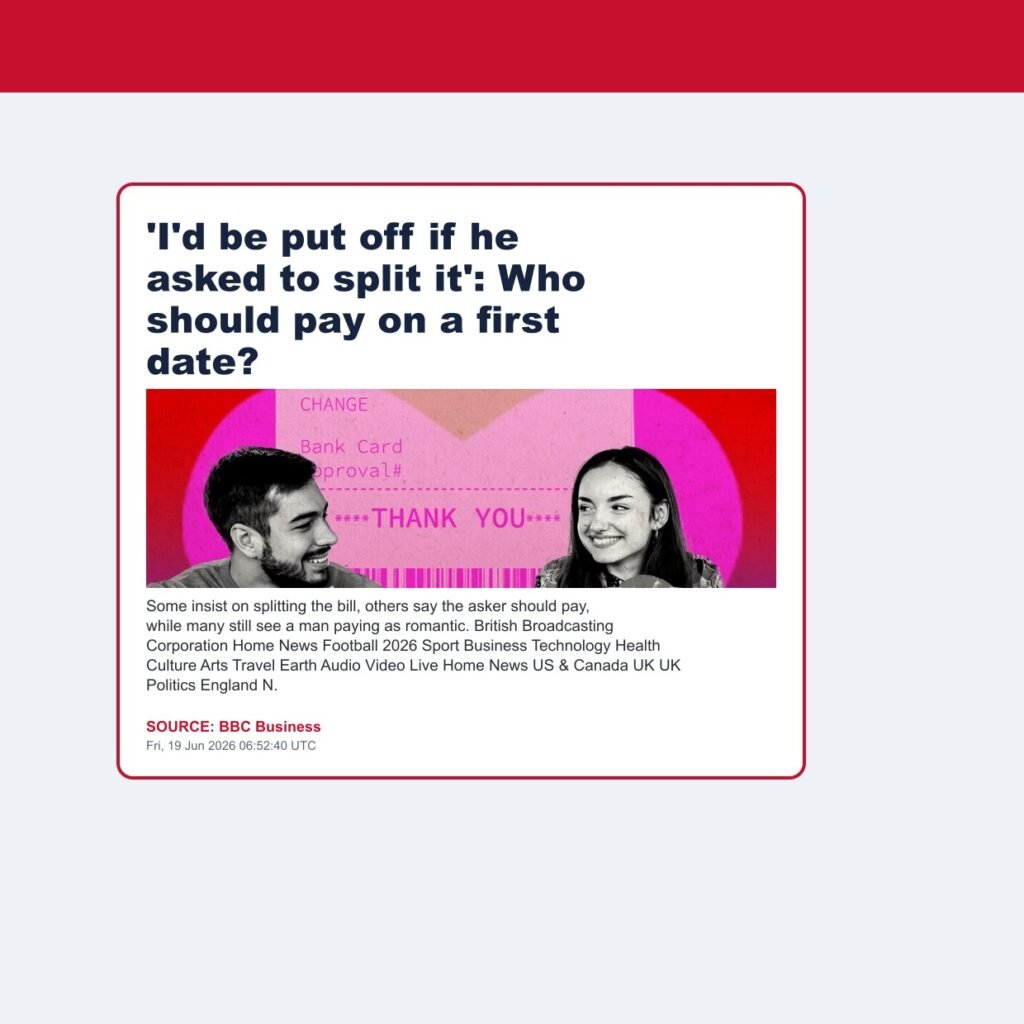 ‘I’d be put off if he asked to split it’: Who should pay on a first date?