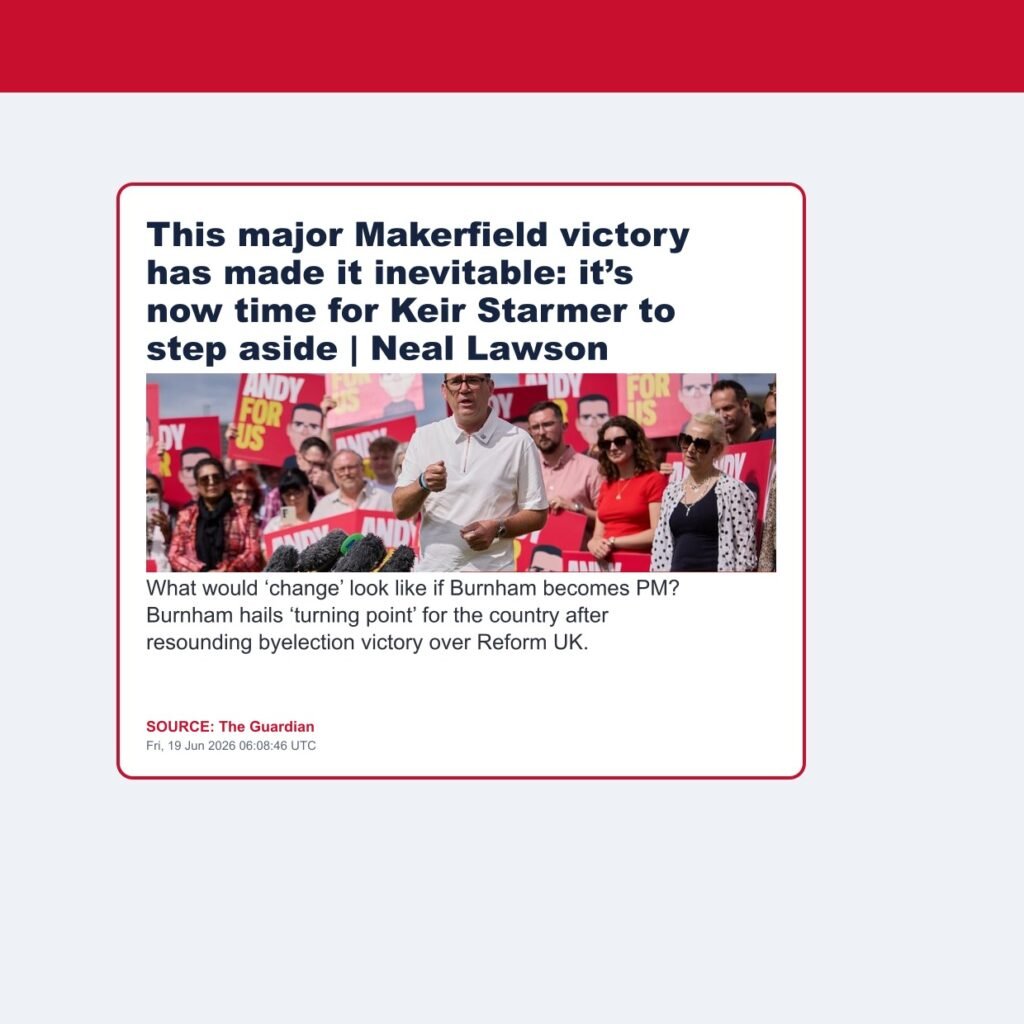 This major Makerfield victory has made it inevitable: it’s now time for Keir Starmer to step aside | Neal Lawson