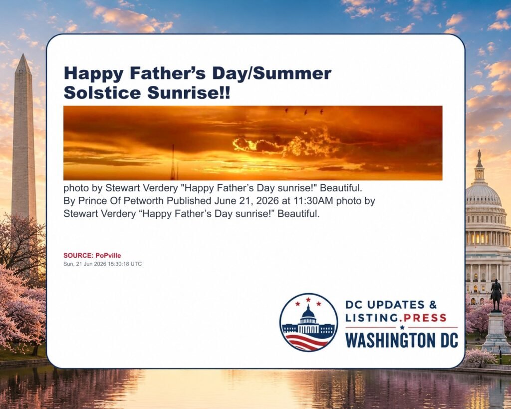 Happy Father’s Day/Summer Solstice Sunrise!!
