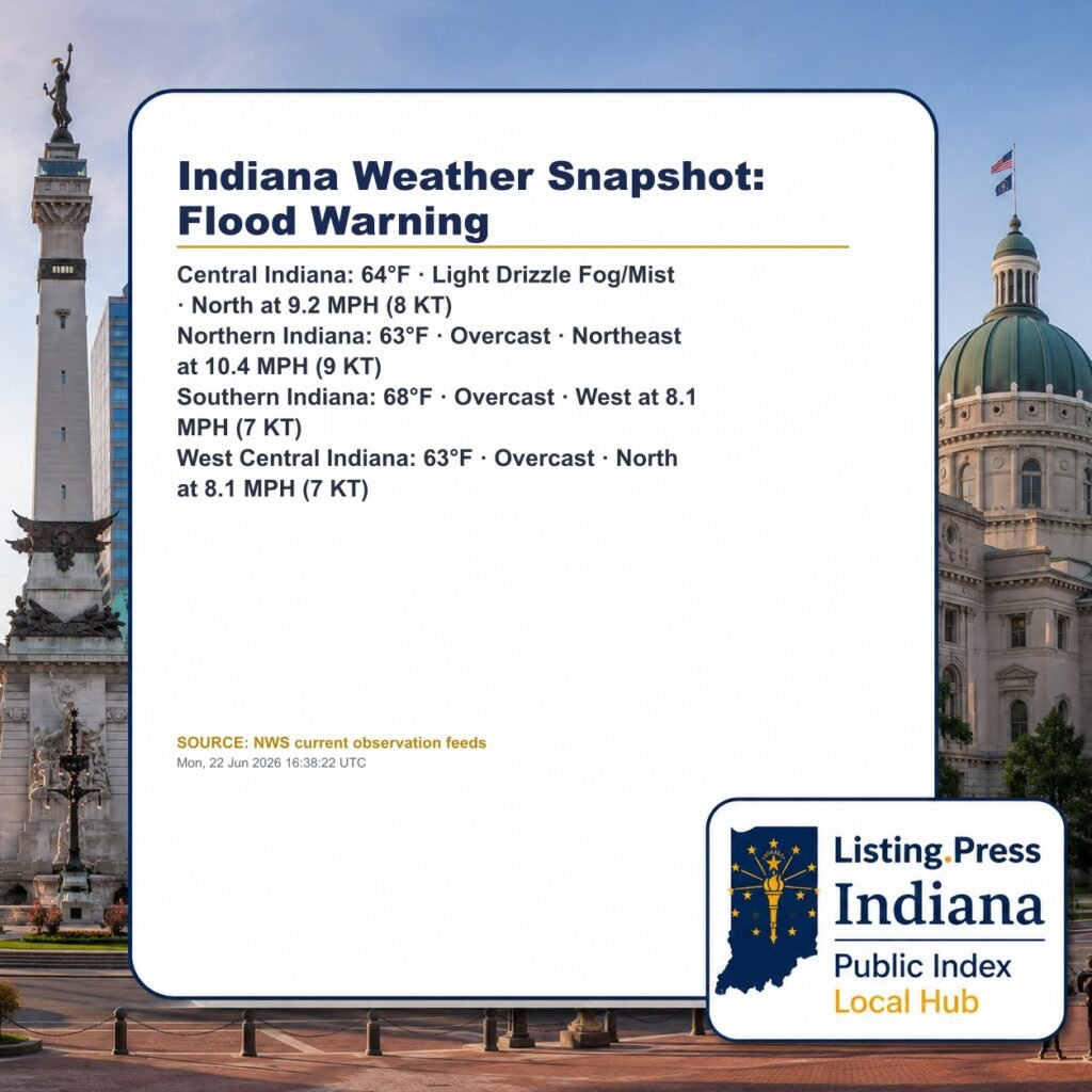Indiana Weather Snapshot: Flood Warning