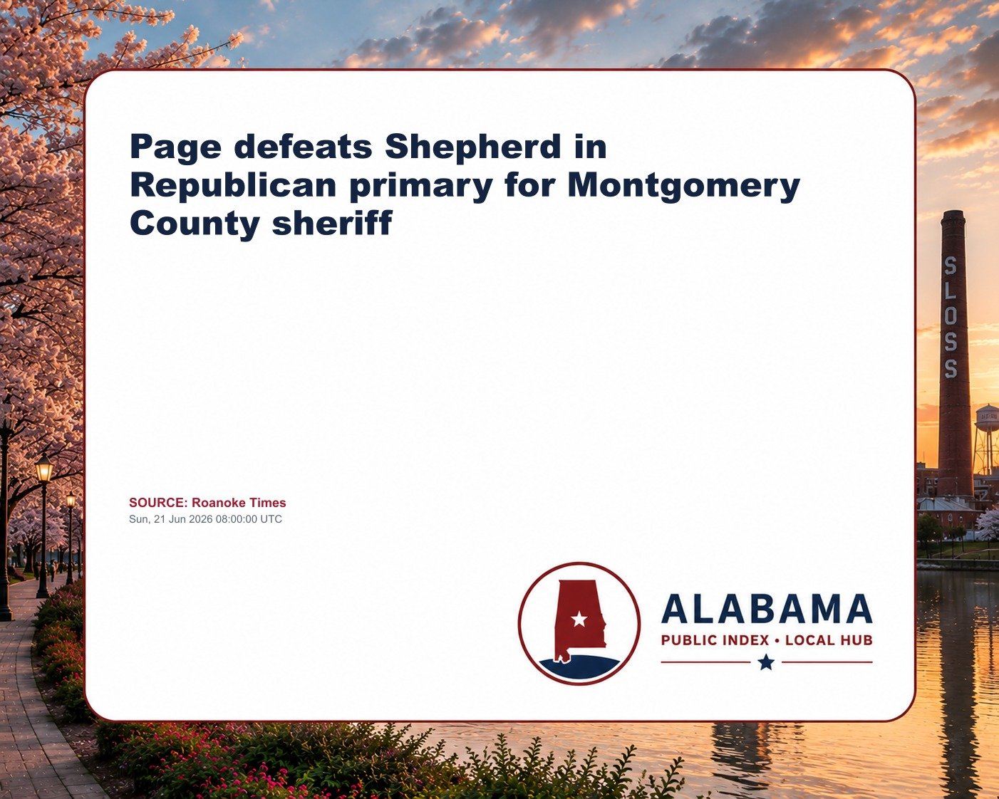 Page defeats Shepherd in Republican primary for Montgomery County sheriff
