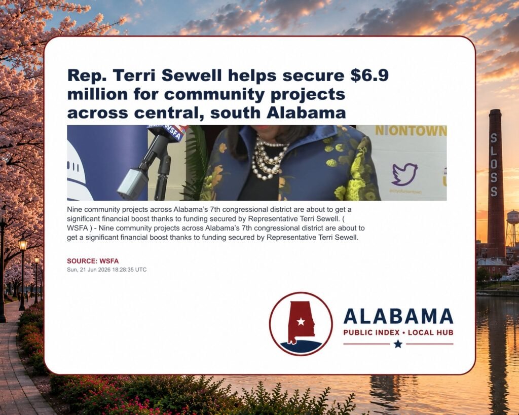 Rep. Terri Sewell helps secure $6.9 million for community projects across central, south Alabama