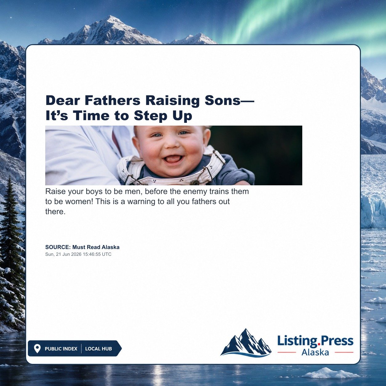 Dear Fathers Raising Sons— It’s Time to Step Up