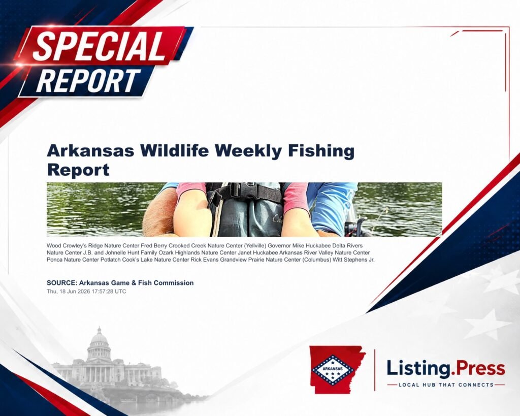Arkansas Wildlife Weekly Fishing Report