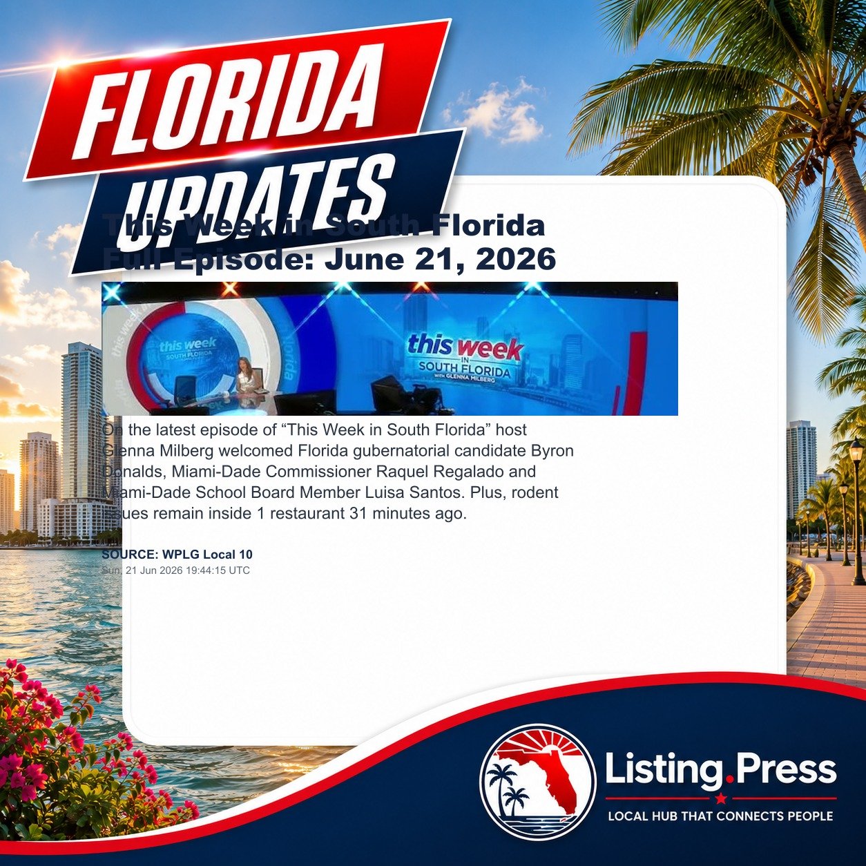 This Week in South Florida Full Episode: June 21, 2026