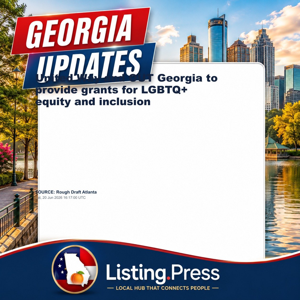 United Way and OUT Georgia to provide grants for LGBTQ+ equity and inclusion