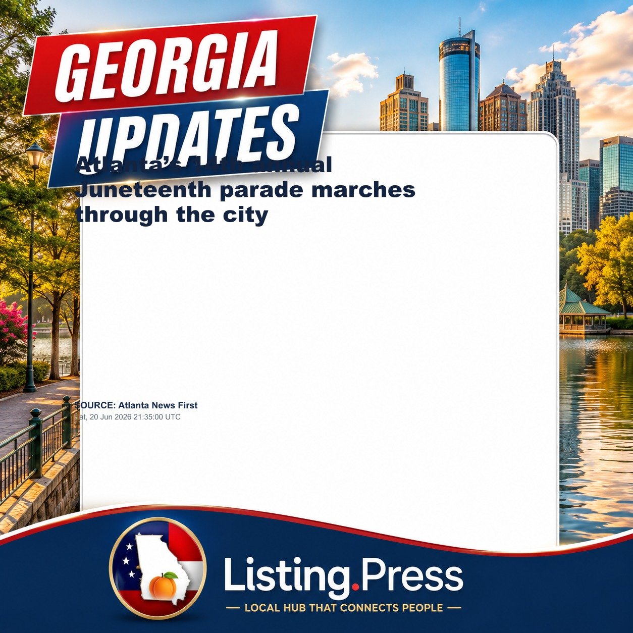 Atlanta’s 14th annual Juneteenth parade marches through the city