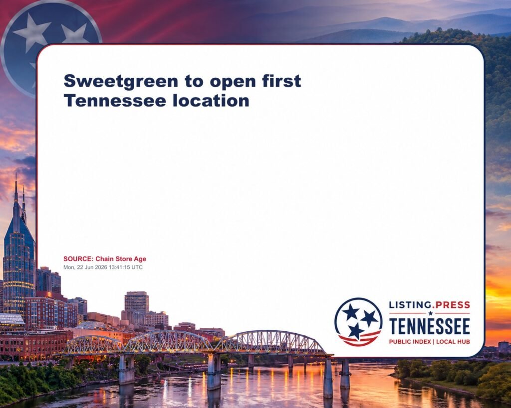 Sweetgreen to open first Tennessee location