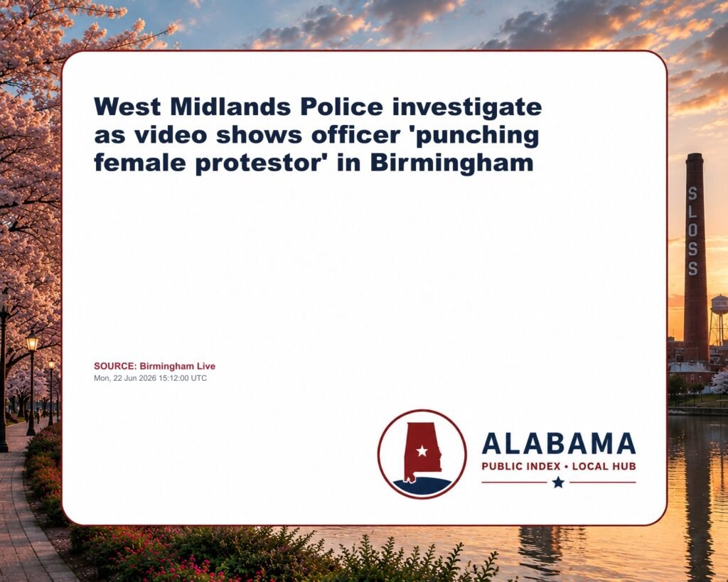 West Midlands Police investigate as video shows officer ‘punching female protestor’ in Birmingham