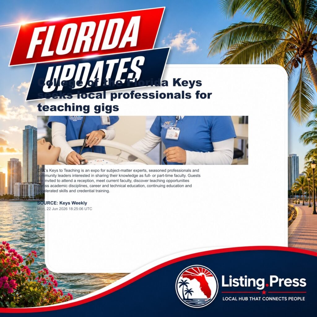College of the Florida Keys seeks local professionals for teaching gigs