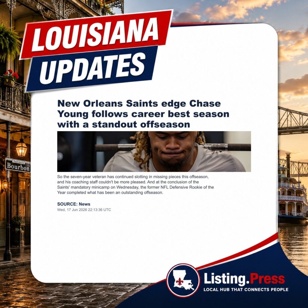 New Orleans Saints edge Chase Young follows career best season with a standout offseason