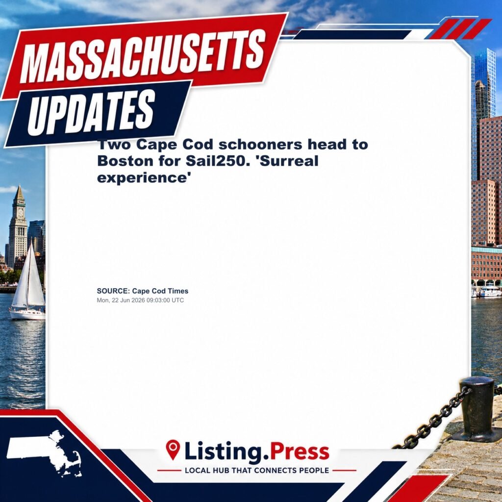 Two Cape Cod schooners head to Boston for Sail250. ‘Surreal experience’