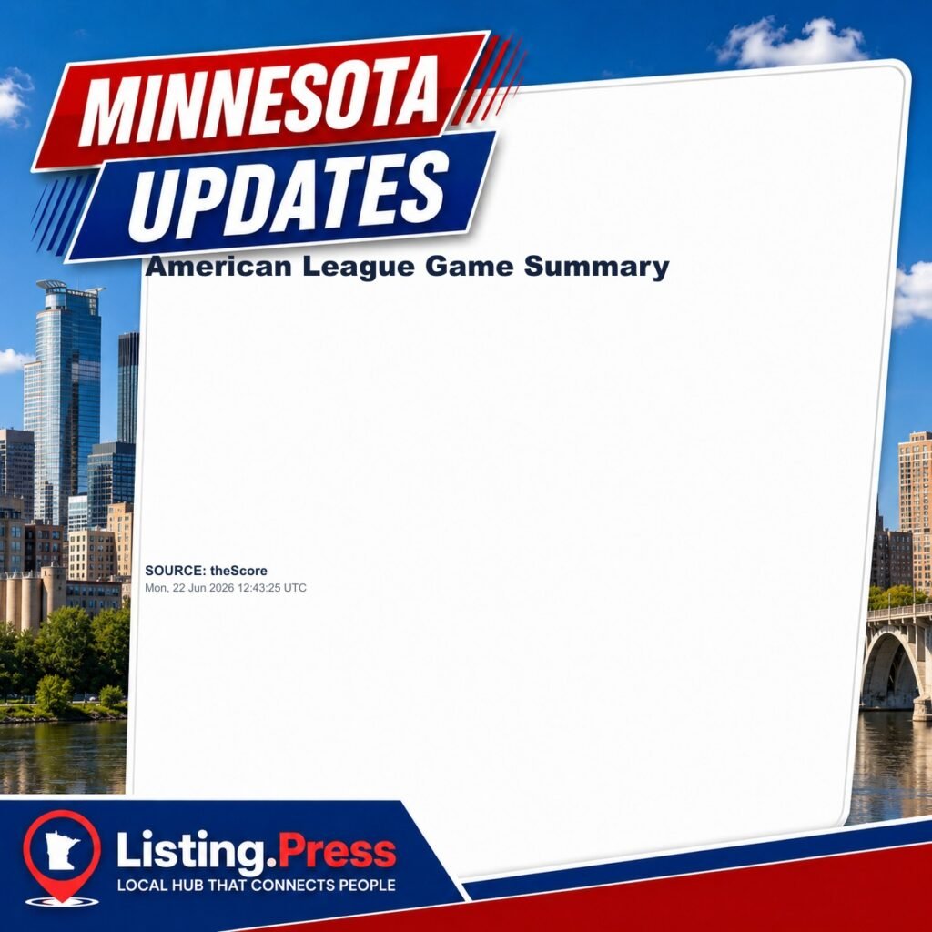 American League Game Summary