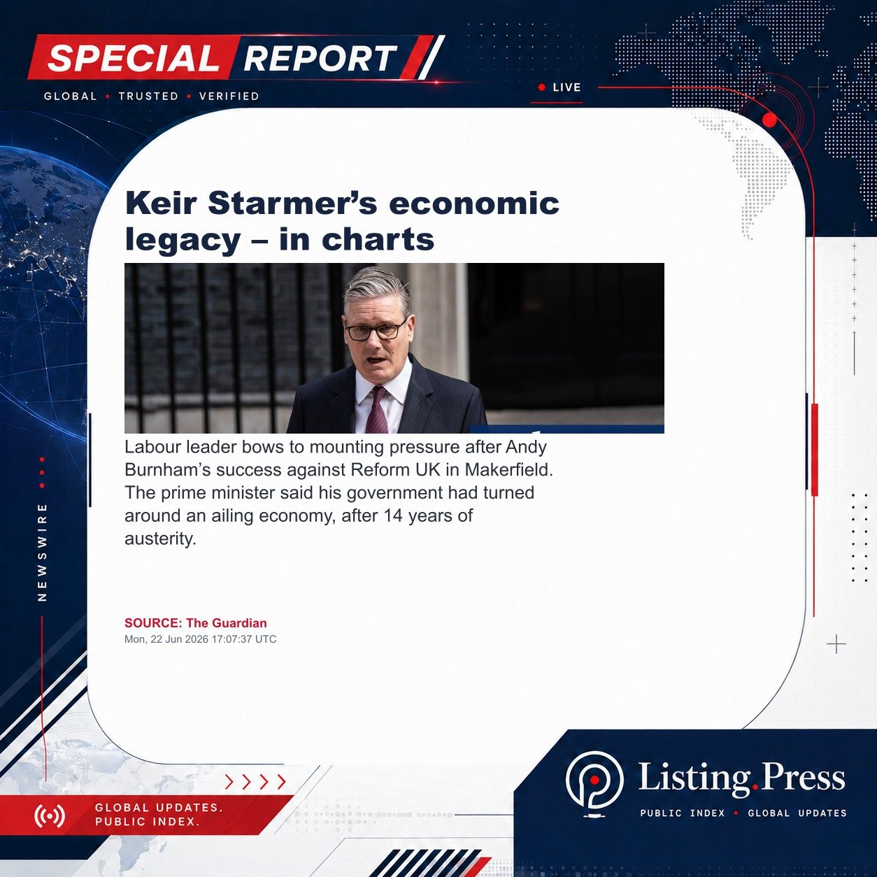 Keir Starmer’s economic legacy – in charts