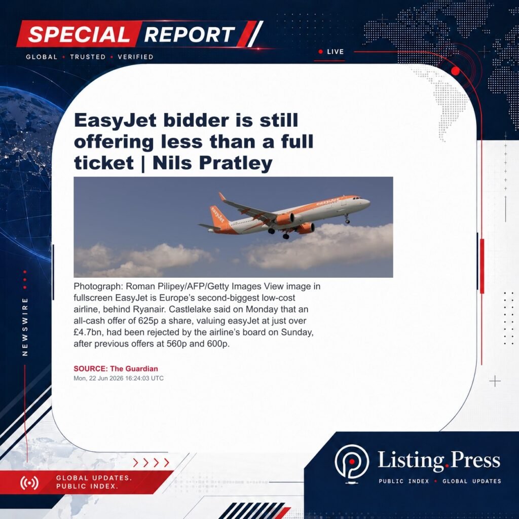 EasyJet bidder is still offering less than a full ticket | Nils Pratley