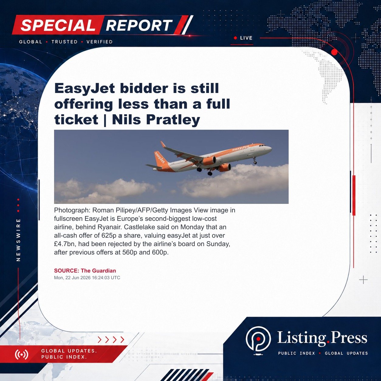 EasyJet bidder is still offering less than a full ticket | Nils Pratley