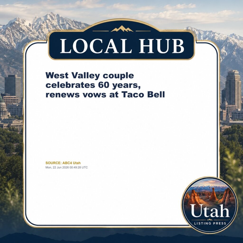 West Valley couple celebrates 60 years, renews vows at Taco Bell