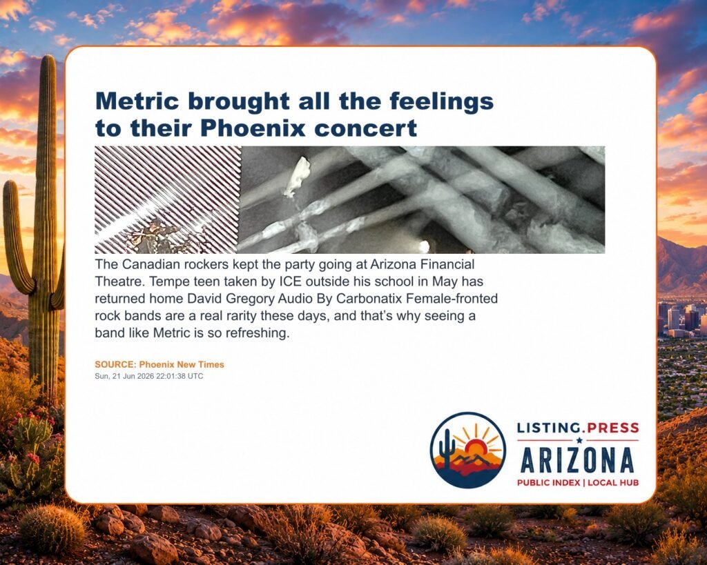 Metric brought all the feelings to their Phoenix concert
