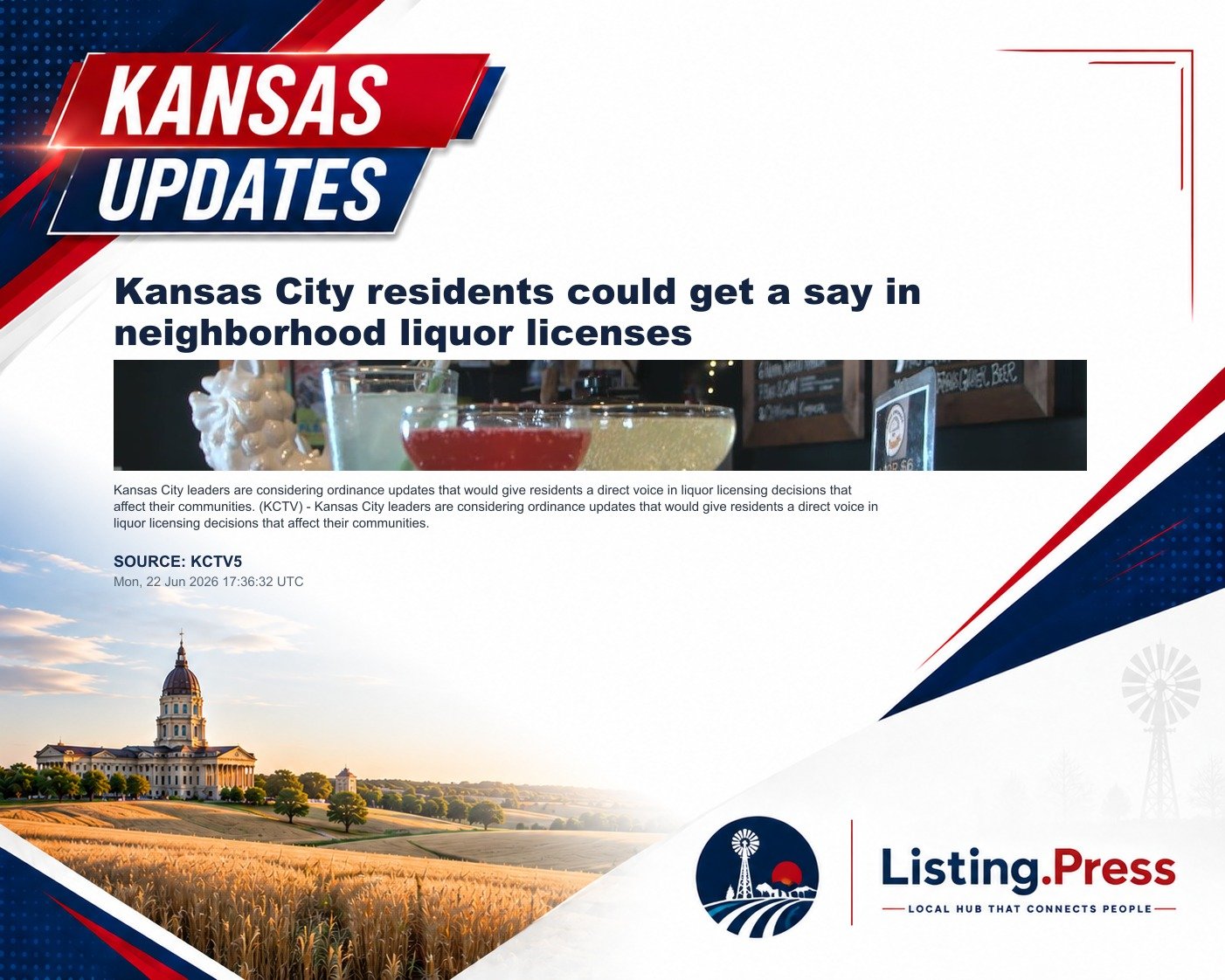 Kansas City residents could get a say in neighborhood liquor licenses