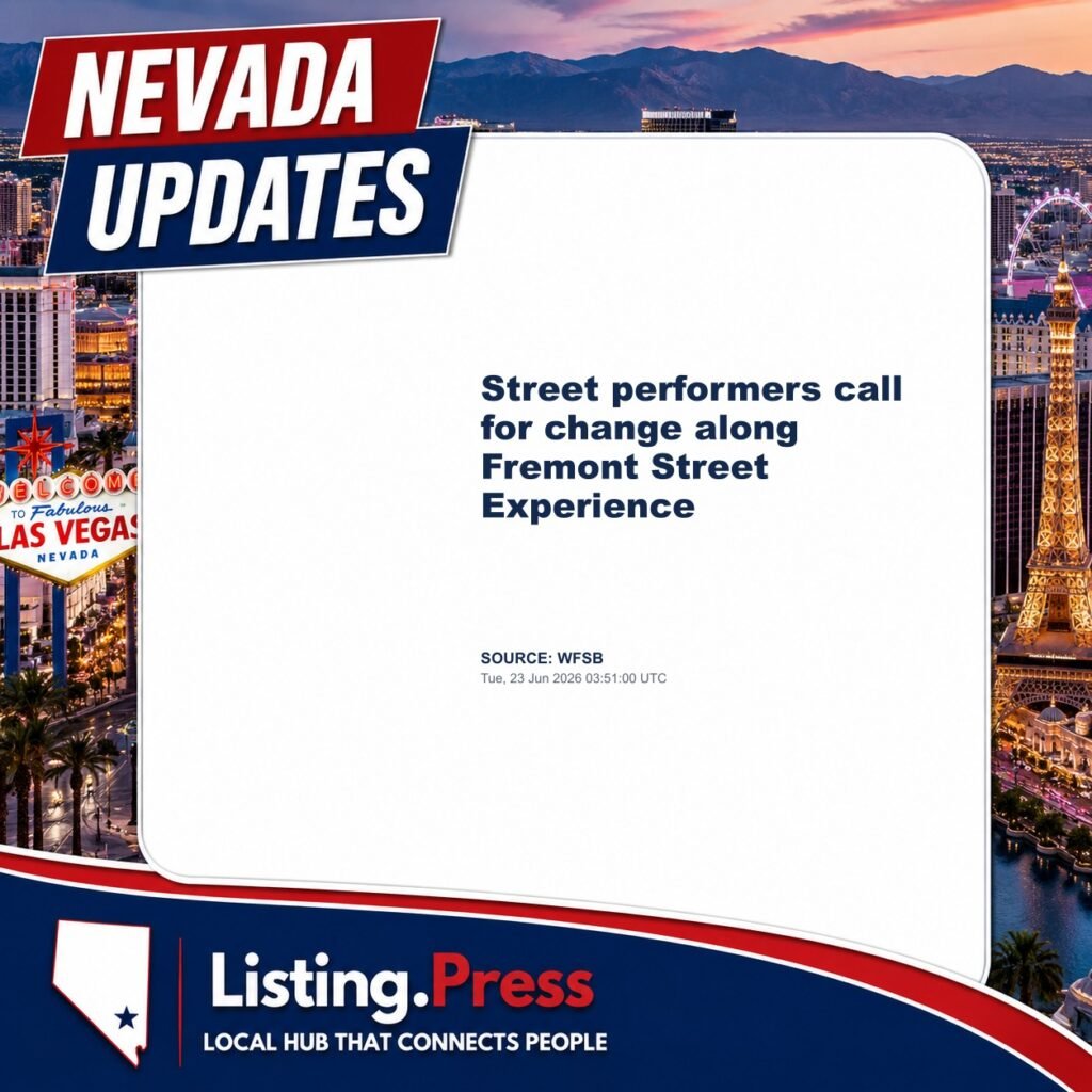 Street performers call for change along Fremont Street Experience