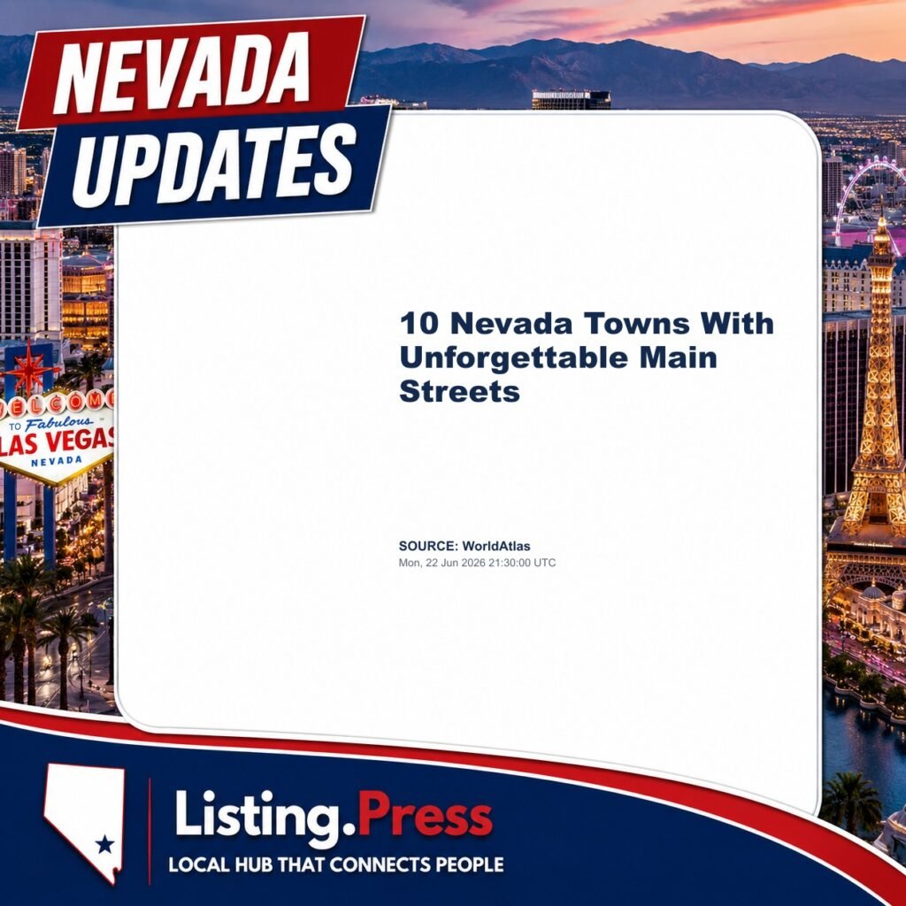 10 Nevada Towns With Unforgettable Main Streets