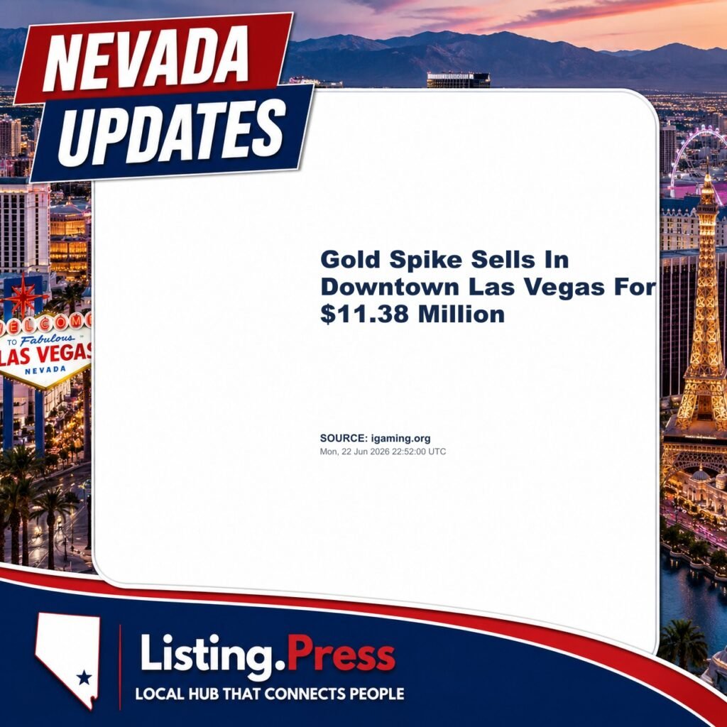 Gold Spike Sells In Downtown Las Vegas For $11.38 Million