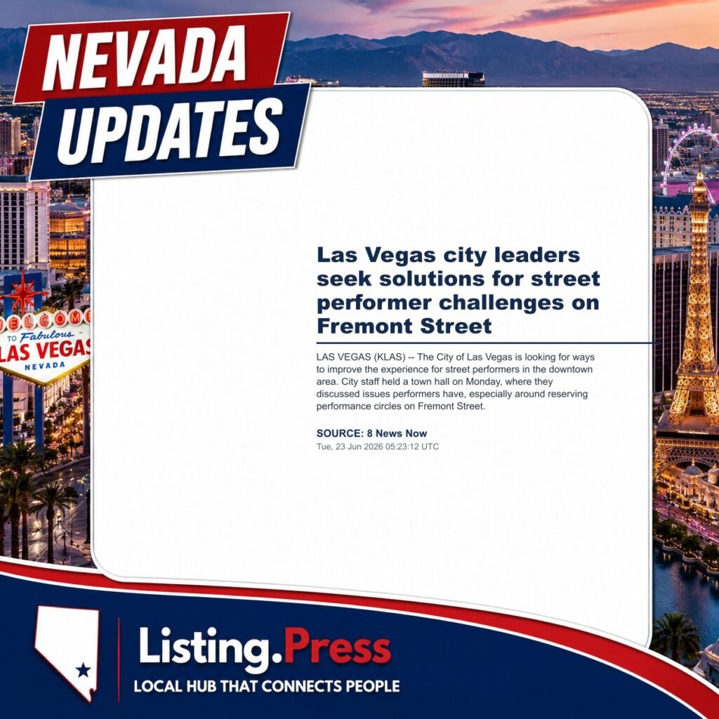 Las Vegas city leaders seek solutions for street performer challenges on Fremont Street