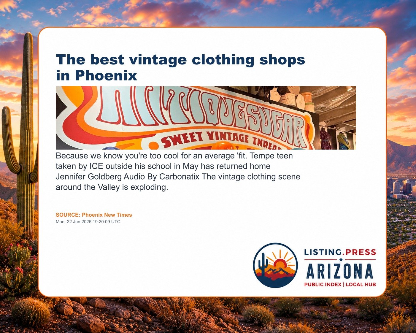 The best vintage clothing shops in Phoenix