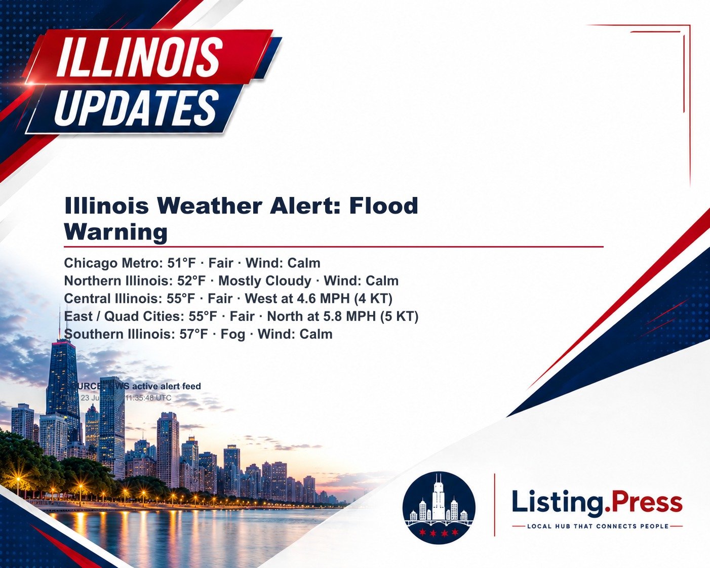 Illinois Weather Alert: Flood Warning