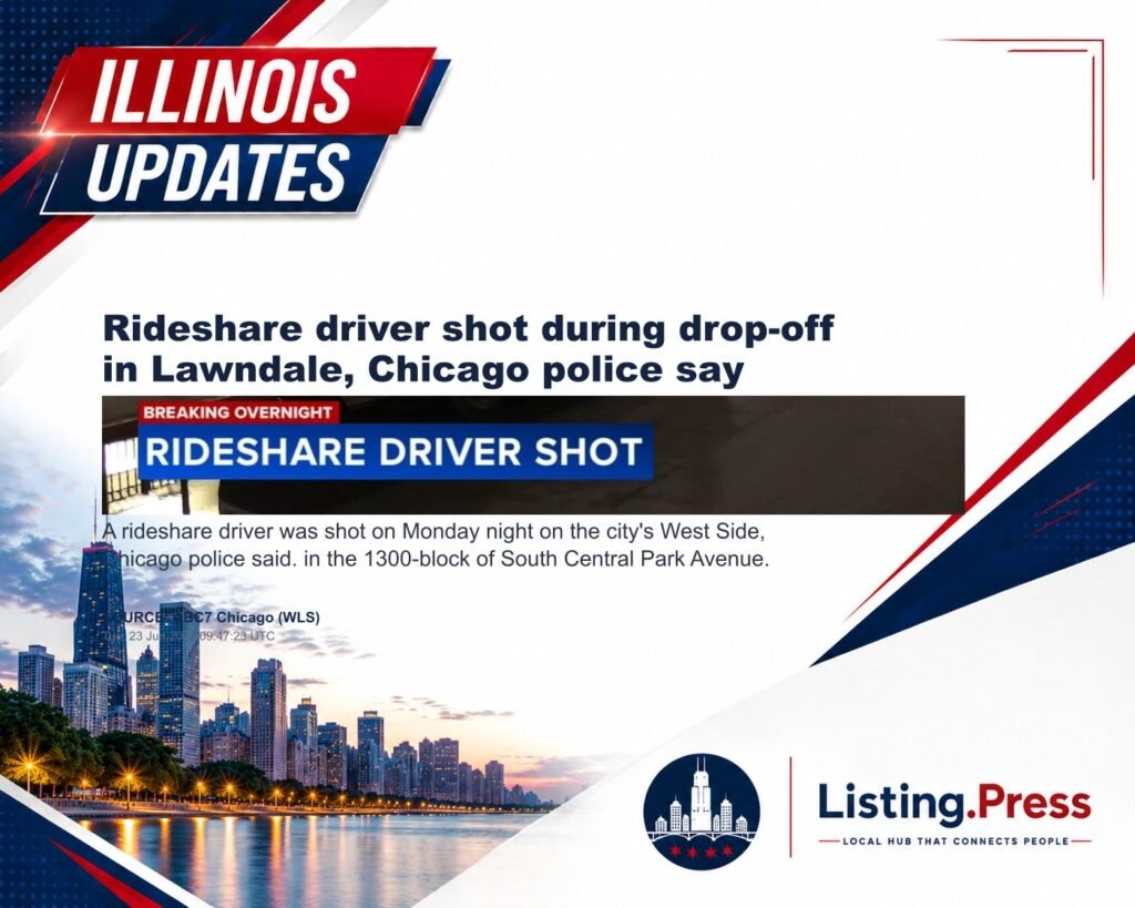 Rideshare driver shot during drop-off in Lawndale, Chicago police say