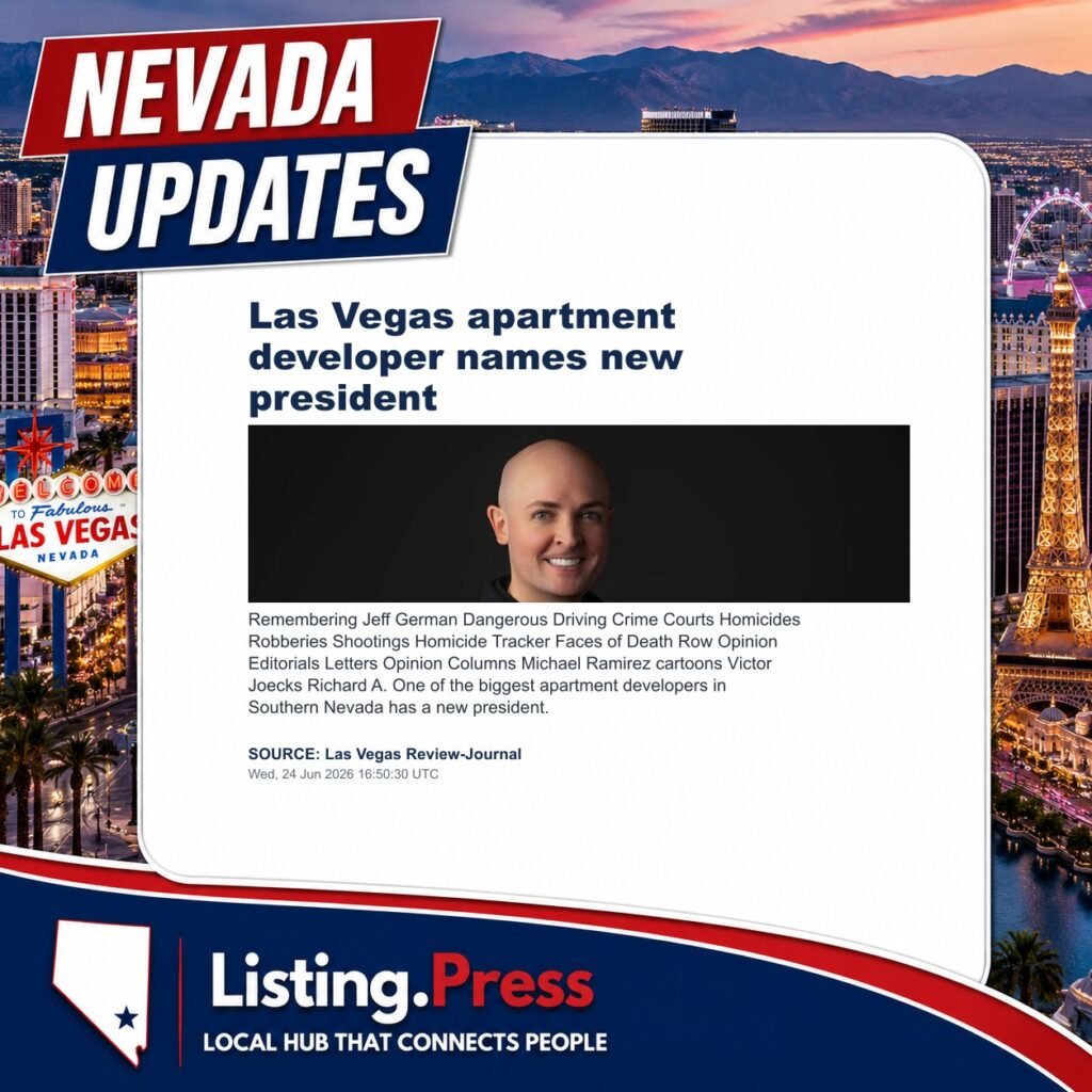 Las Vegas apartment developer names new president