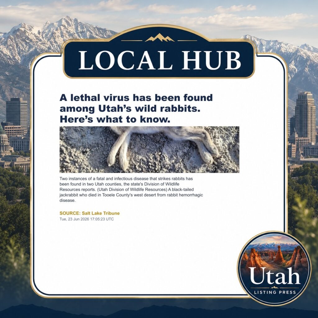 A lethal virus has been found among Utah’s wild rabbits. Here’s what to know.