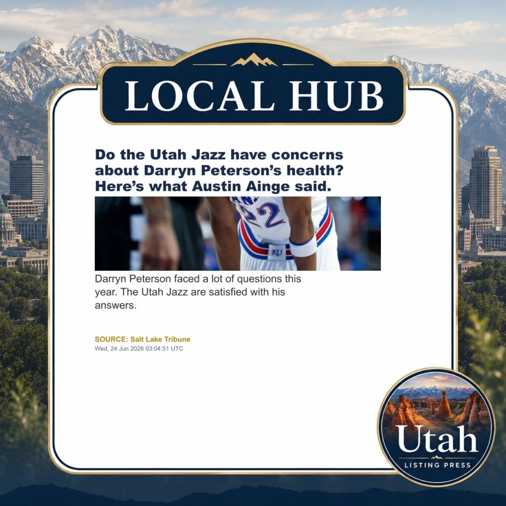 Do the Utah Jazz have concerns about Darryn Peterson’s health? Here’s what Austin Ainge said.