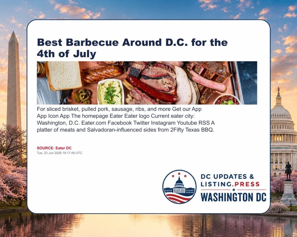 Best Barbecue Around D.C. for the 4th of July