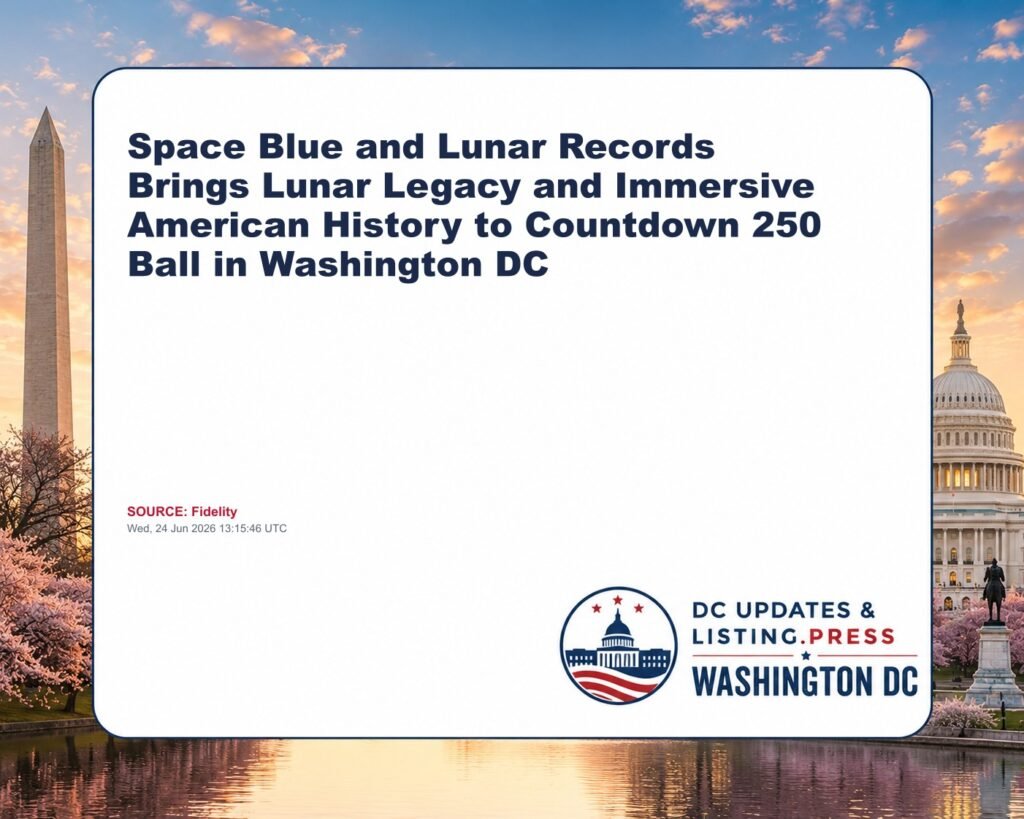 Space Blue and Lunar Records Brings Lunar Legacy and Immersive American History to Countdown 250 Ball in Washington DC