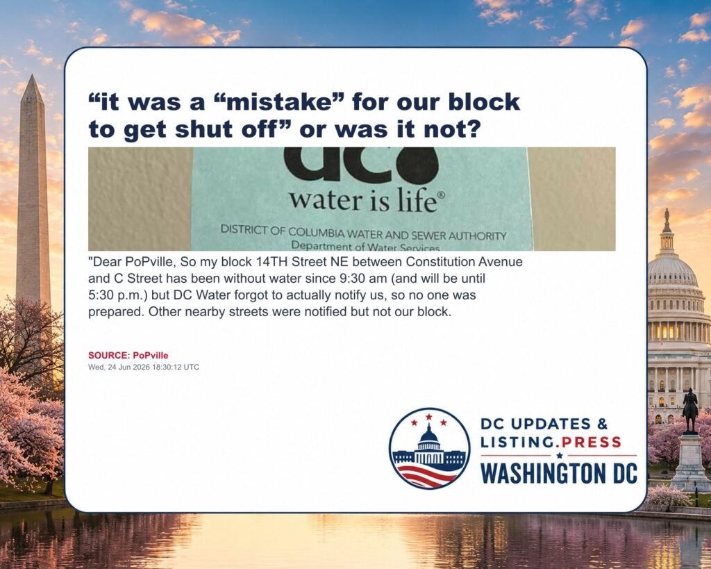 “it was a “mistake” for our block to get shut off” or was it not?