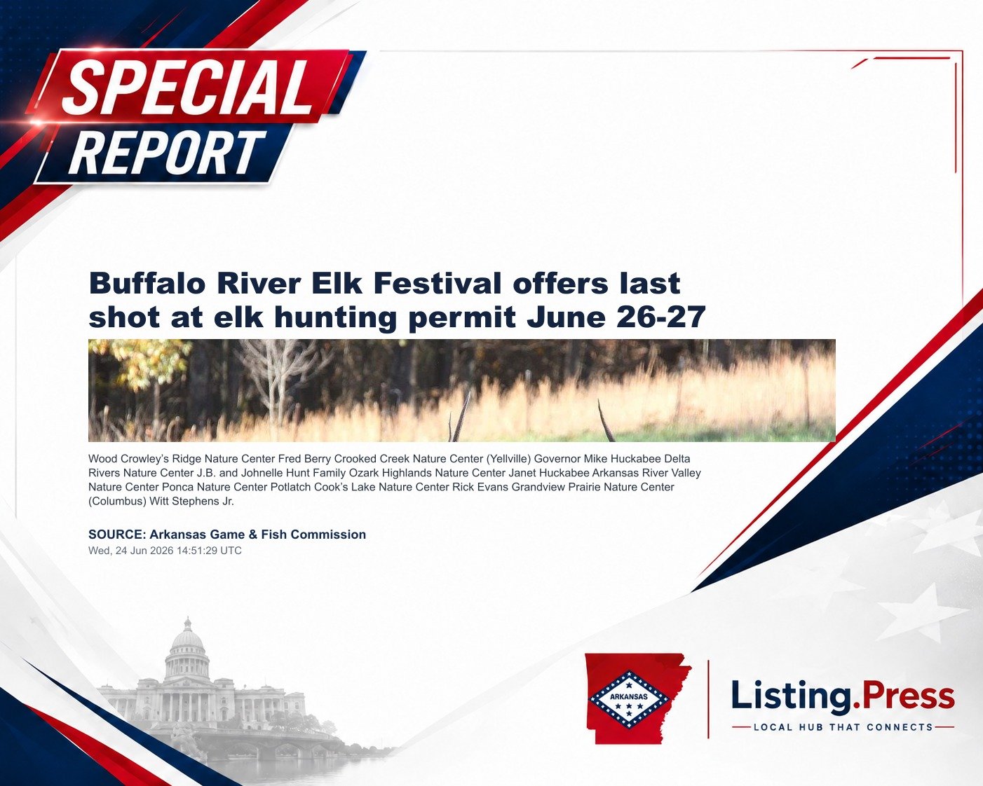Buffalo River Elk Festival offers last shot at elk hunting permit June 26-27