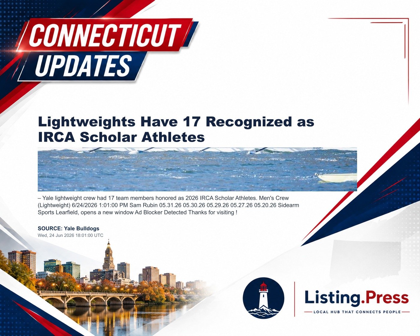 Lightweights Have 17 Recognized as IRCA Scholar Athletes