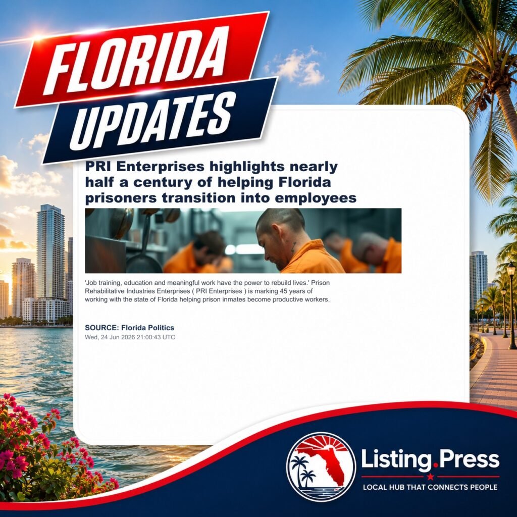 PRI Enterprises highlights nearly half a century of helping Florida prisoners transition into employees