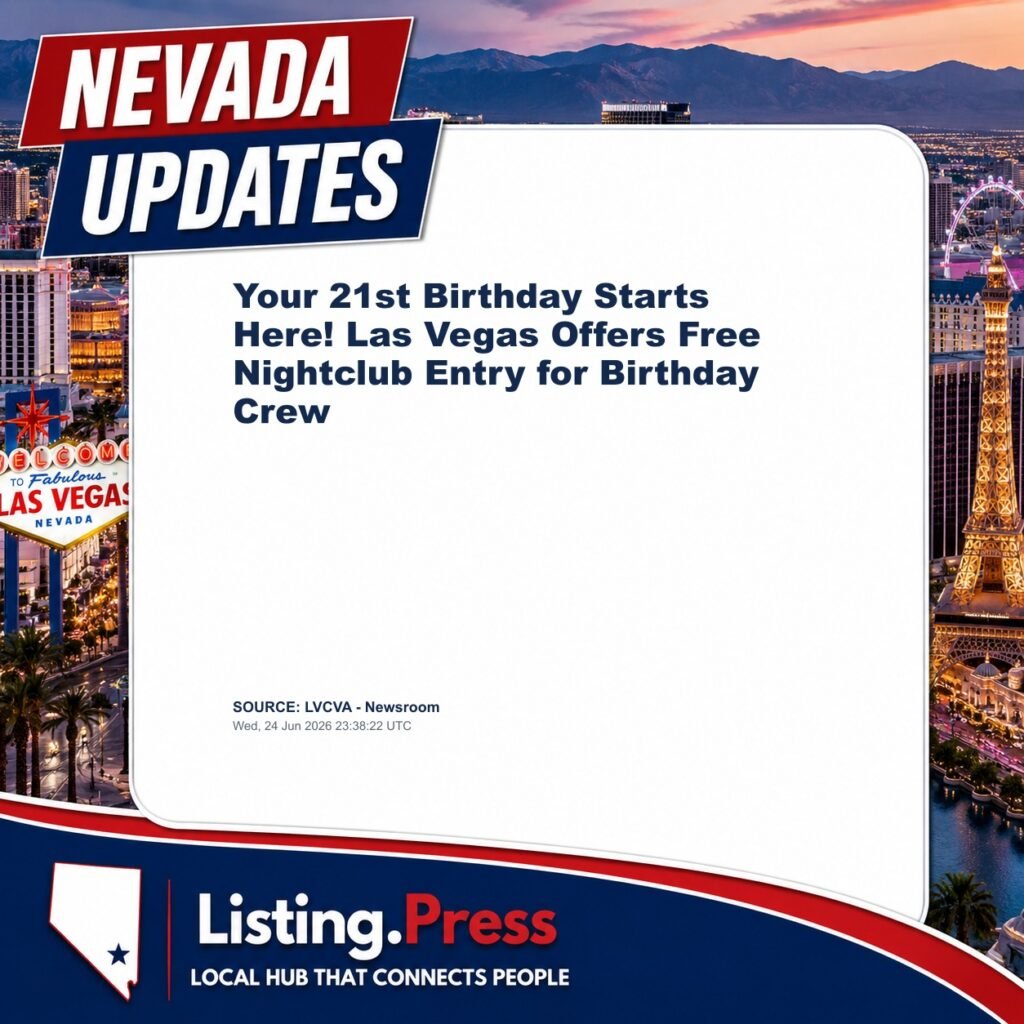 Your 21st Birthday Starts Here! Las Vegas Offers Free Nightclub Entry for Birthday Crew