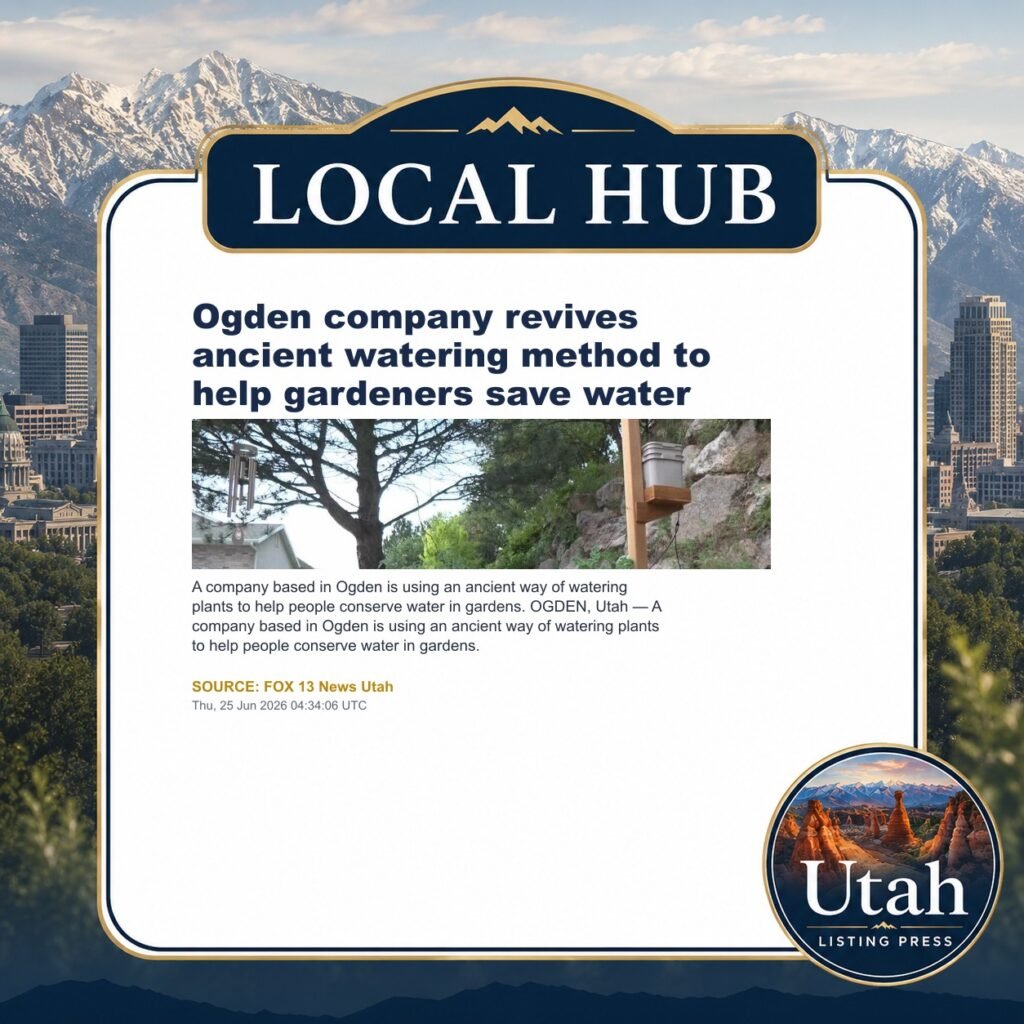 Ogden company revives ancient watering method to help gardeners save water