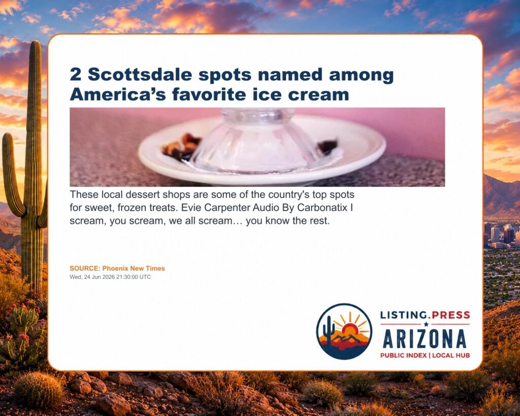 2 Scottsdale spots named among America’s favorite ice cream