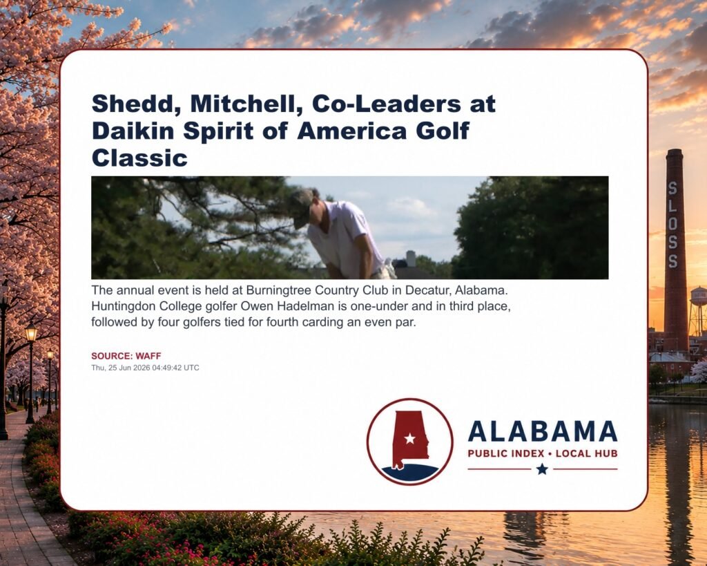 Shedd, Mitchell, Co-Leaders at Daikin Spirit of America Golf Classic
