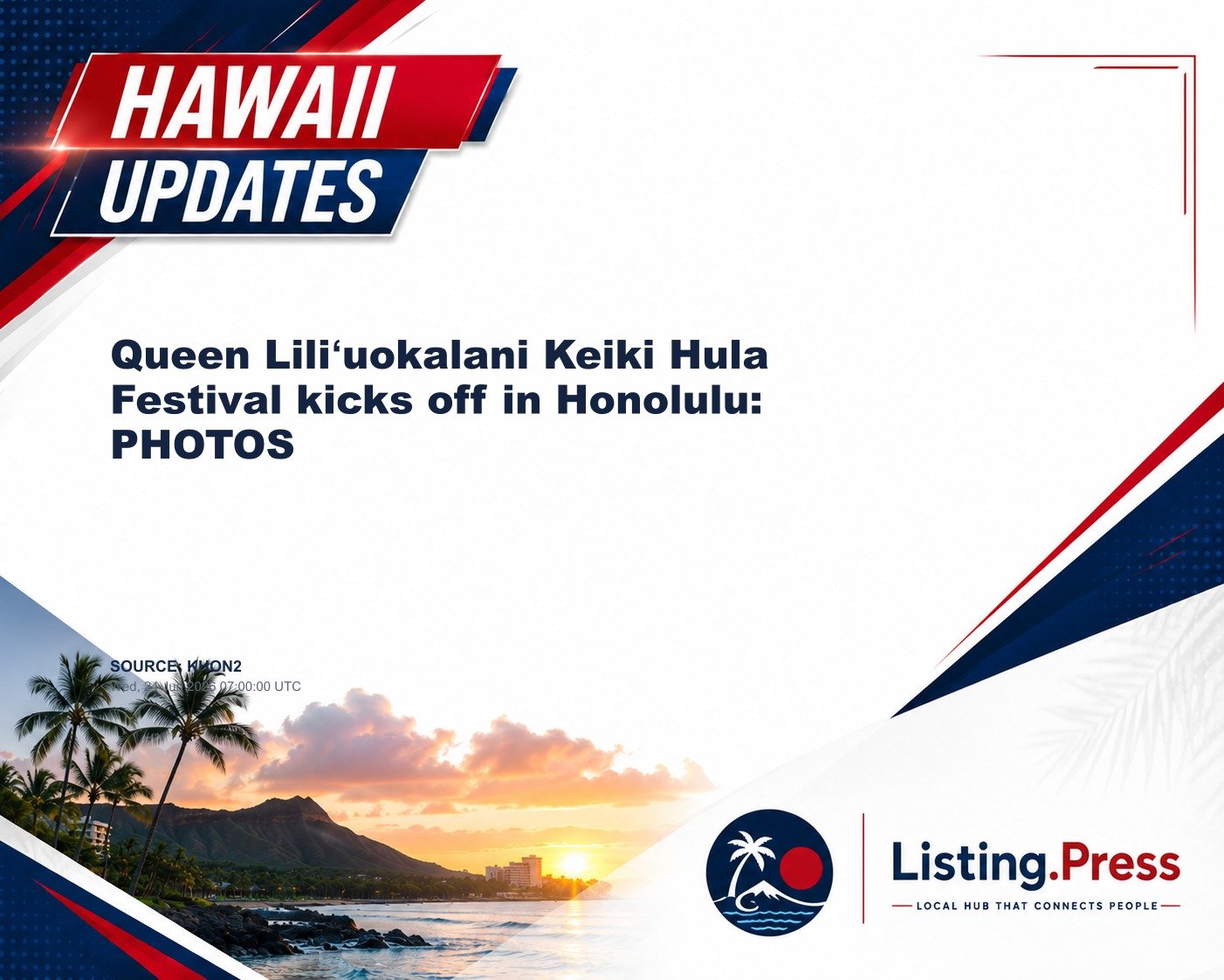 Queen Liliʻuokalani Keiki Hula Festival kicks off in Honolulu: PHOTOS