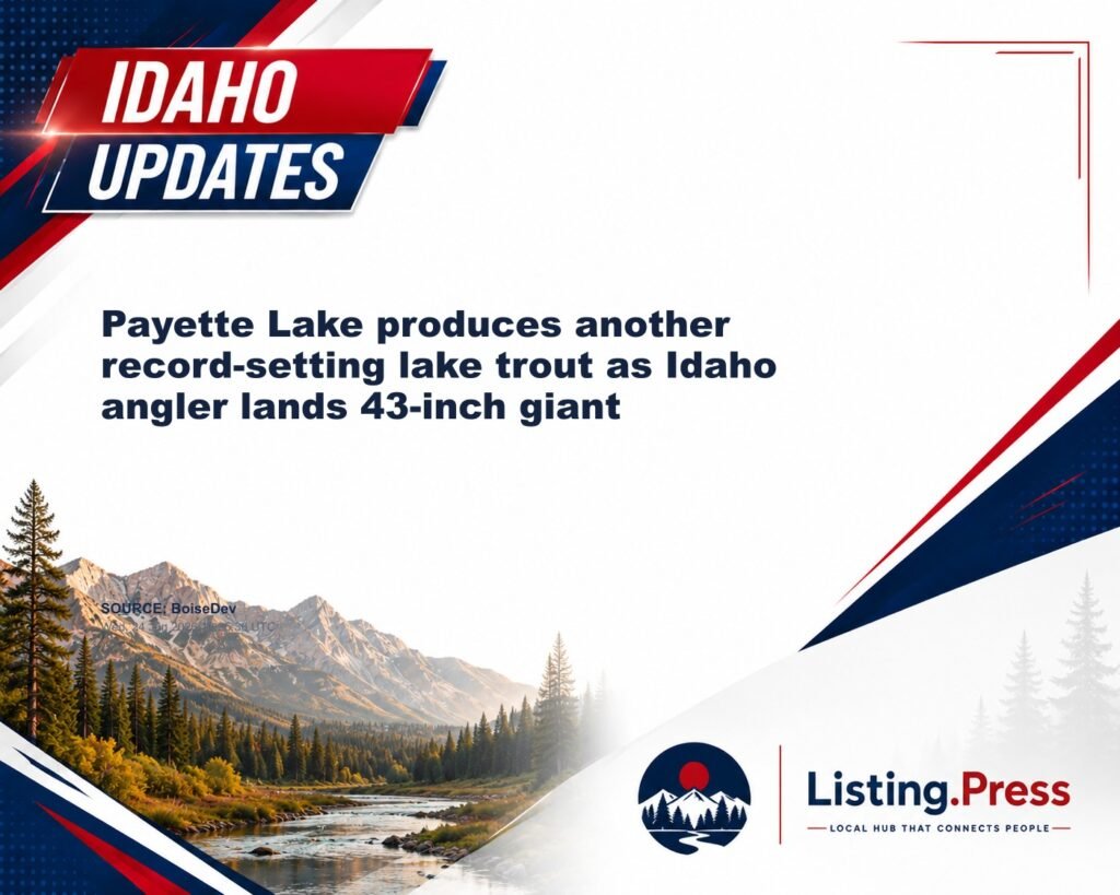Payette Lake produces another record-setting lake trout as Idaho angler lands 43-inch giant