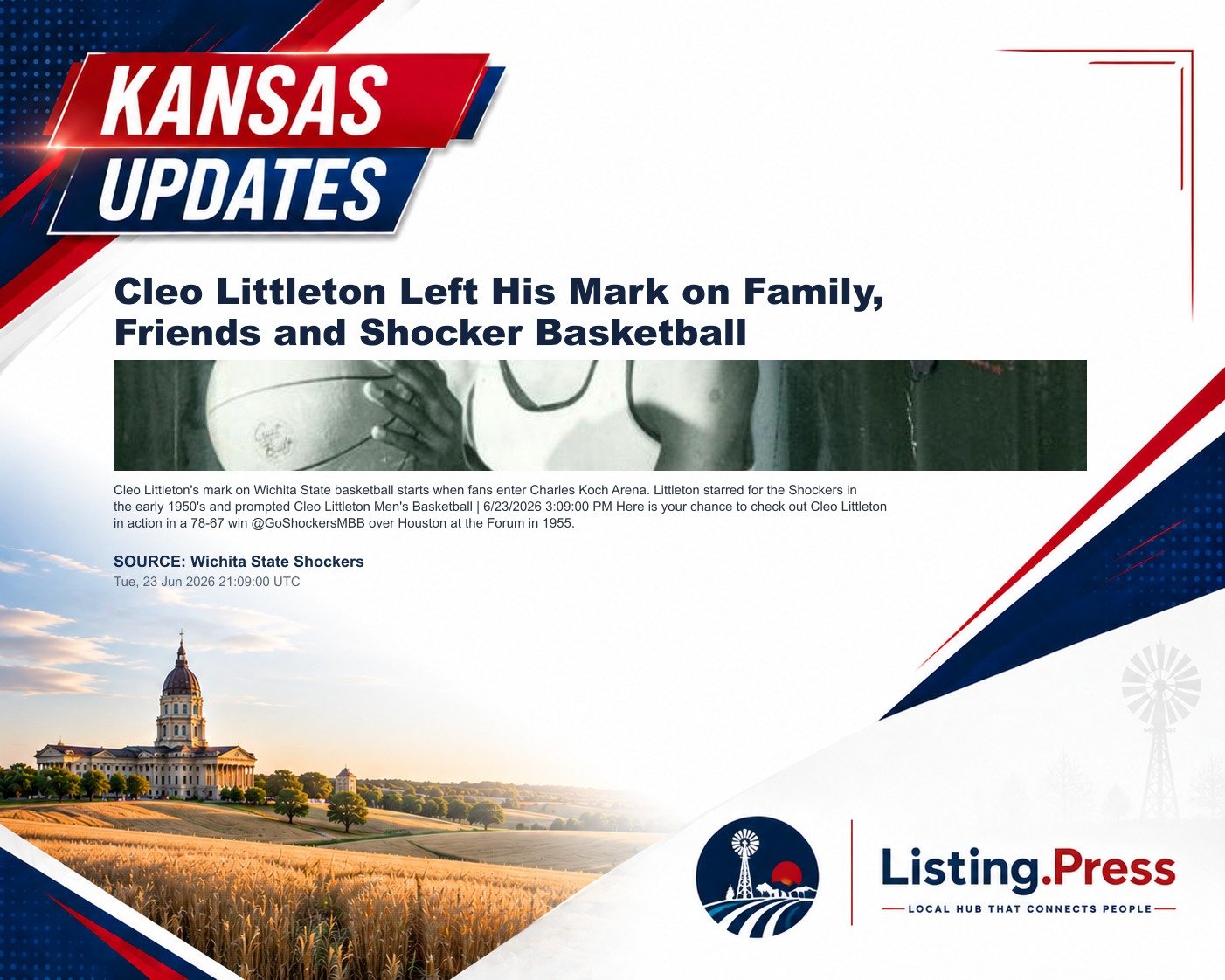 Cleo Littleton Left His Mark on Family, Friends and Shocker Basketball