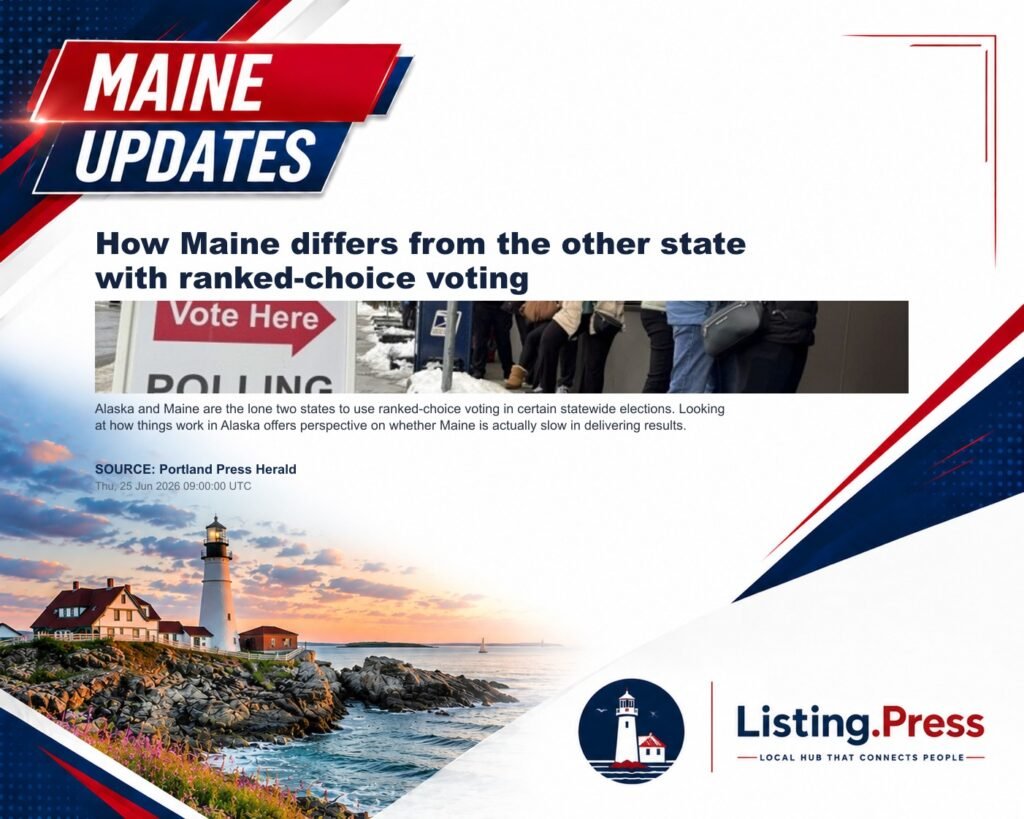 How Maine differs from the other state with ranked-choice voting