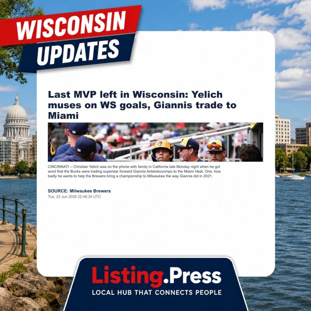 Last MVP left in Wisconsin: Yelich muses on WS goals, Giannis trade to Miami